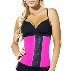 Pink and black waist trimmer💕